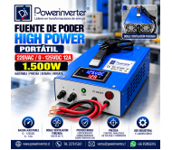 FUENTE DE PODER - PORTATIL 220VAC /125VDC  10A (1250W) PROFESIONAL